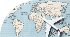 World Map for Itineraries